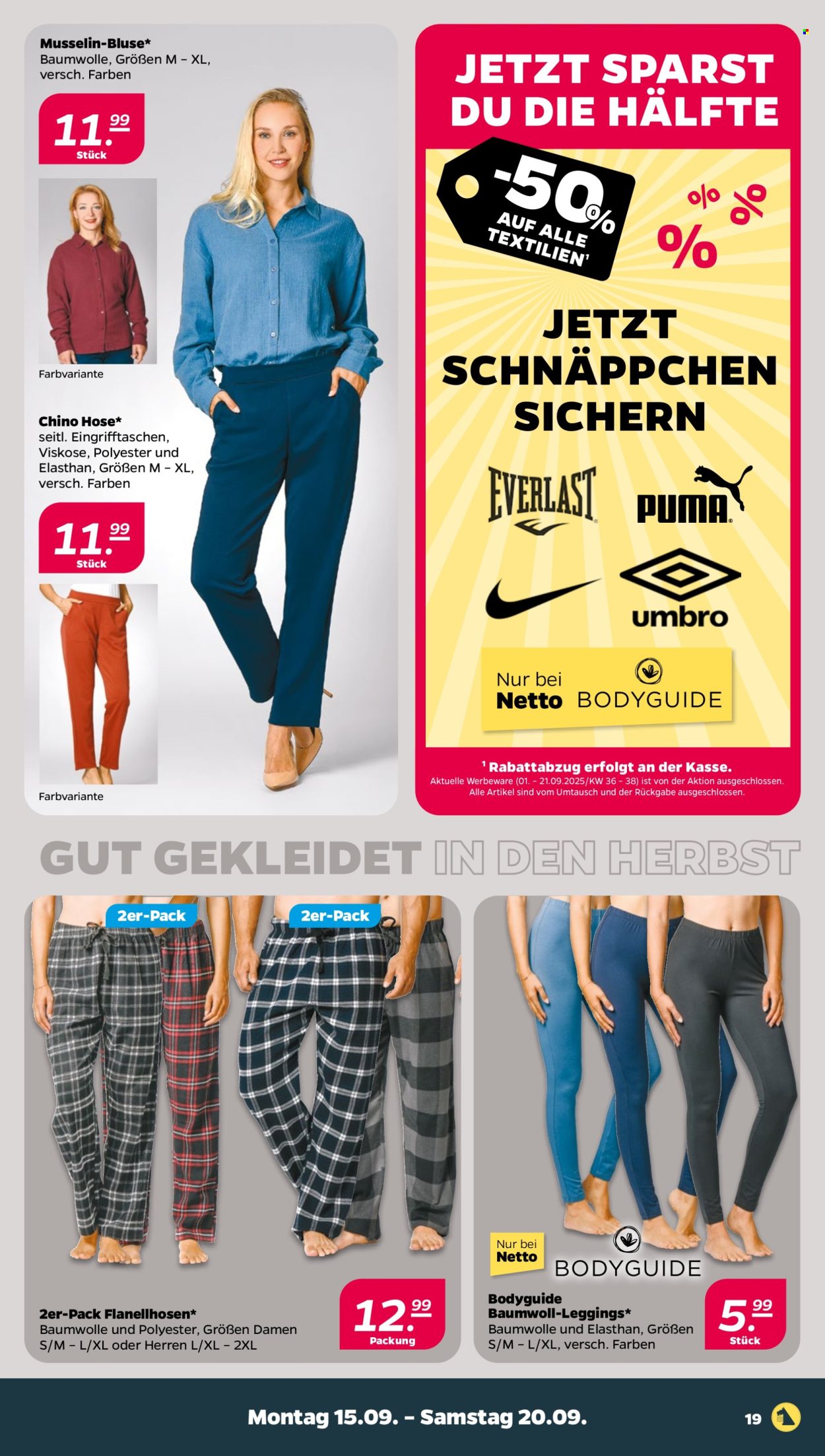 Netto Prospekte  - 15.09.2025 - 20.09.2025. Seite 19