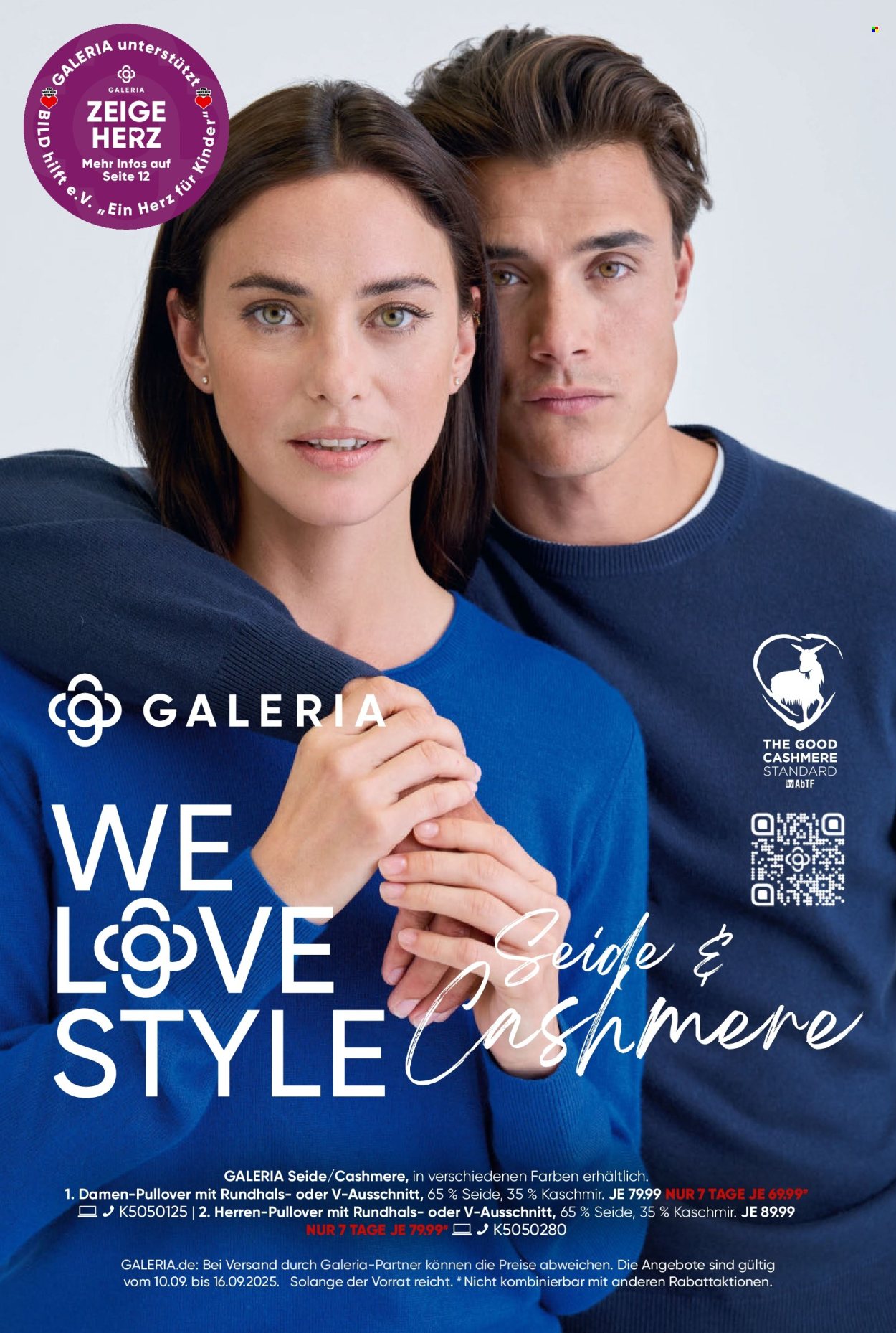 GALERIA Karstadt Kaufhof Prospekte  - 10.09.2025 - 16.09.2025. Seite 1