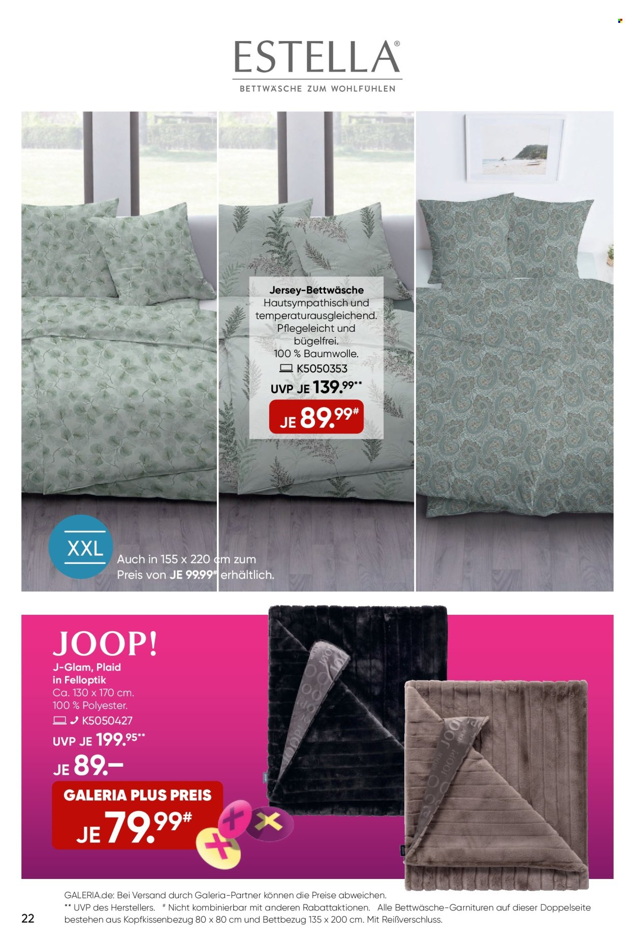GALERIA Karstadt Kaufhof Prospekte  - 10.09.2025 - 16.09.2025. Seite 22