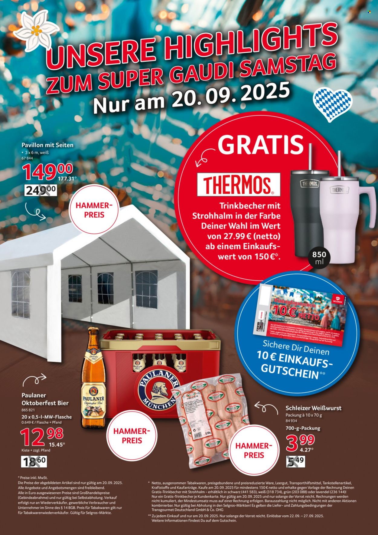 Selgros Prospekte  - 20.09.2025 - 20.09.2025. Seite 2