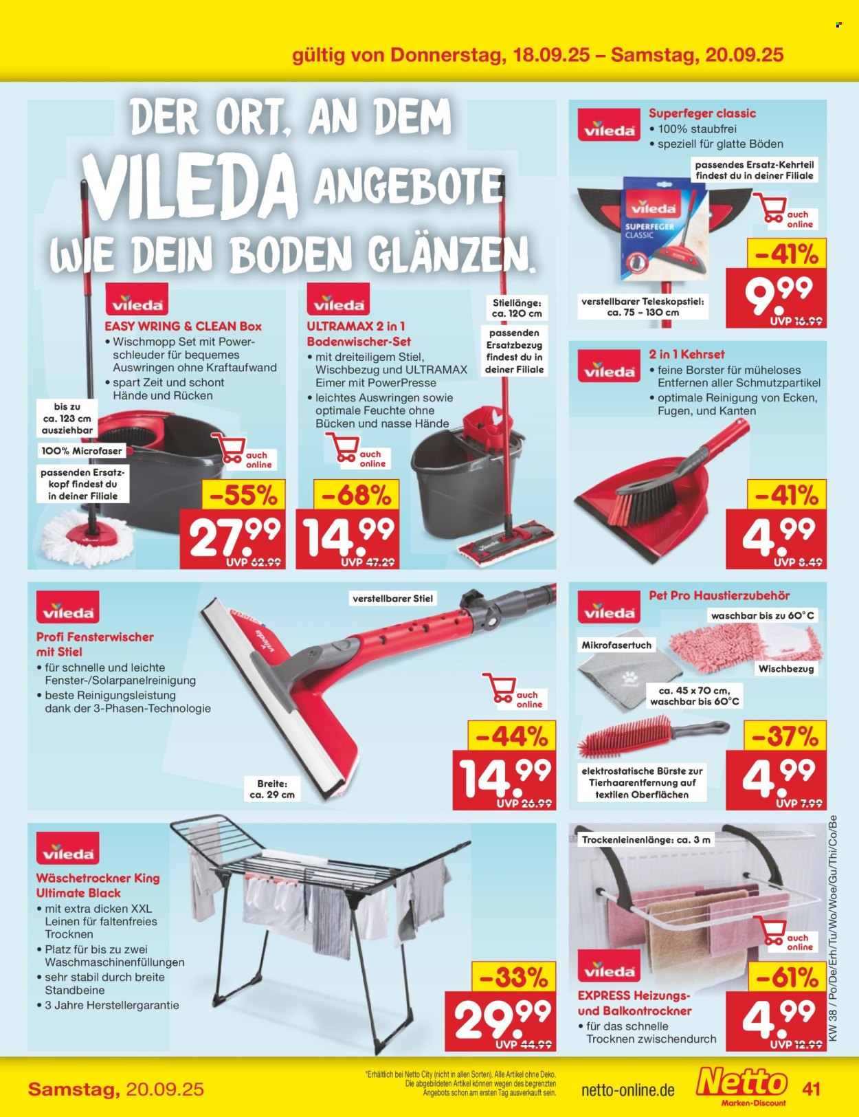 Netto Marken-Discount Prospekte  - 15.09.2025 - 20.09.2025. Seite 46