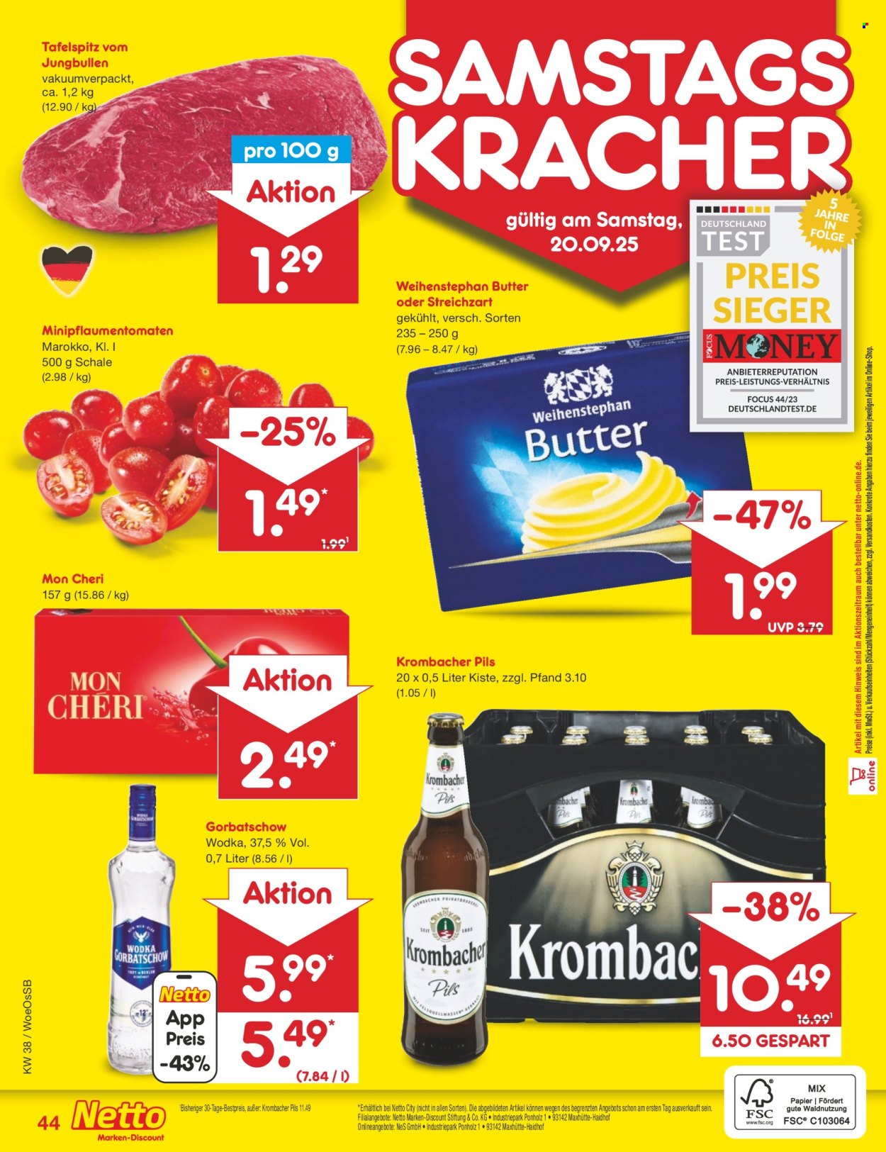 Netto Marken-Discount Prospekte  - 15.09.2025 - 20.09.2025. Seite 52