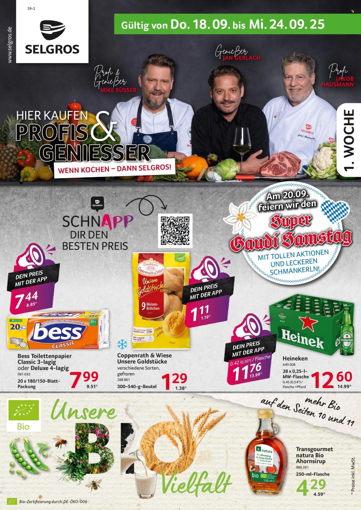 Selgros Prospekte  - 18.09.2025 - 24.09.2025. Seite 1