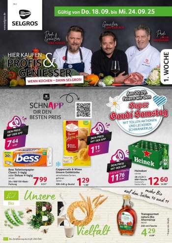 Prospekte Selgros - 18.09.2025 - 24.09.2025.