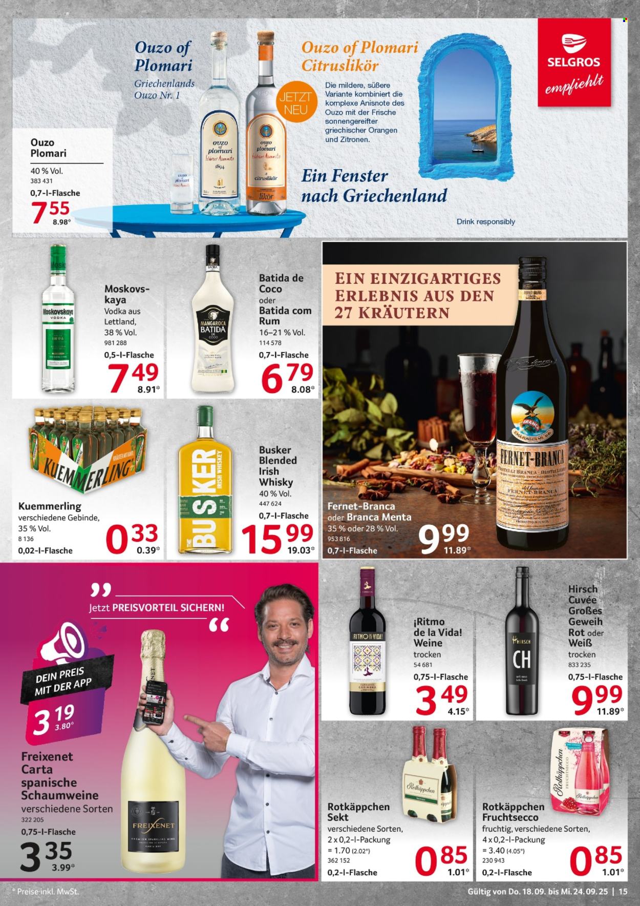 Selgros Prospekte  - 18.09.2025 - 24.09.2025. Seite 15