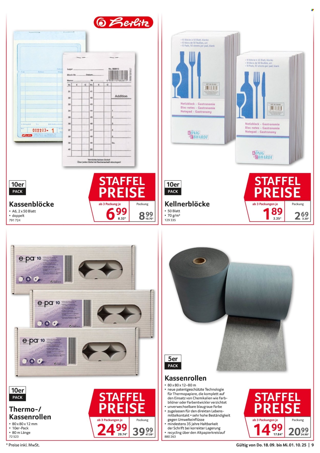 Selgros Prospekte  - 18.09.2025 - 1.10.2025. Seite 9