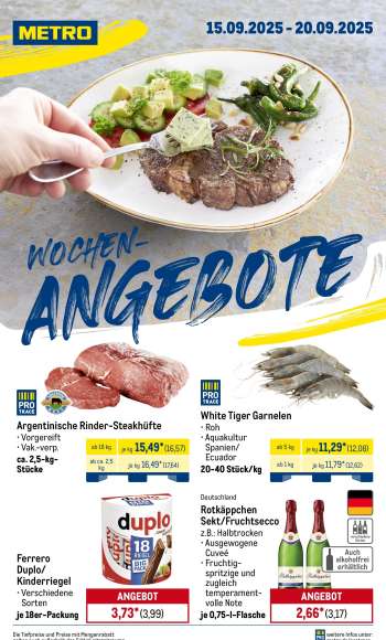 Prospekte Metro - 15.09.2025 - 20.09.2025.