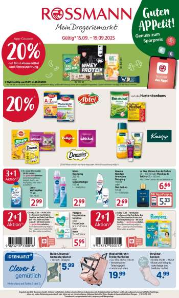 Prospekte Rossmann - 15.09.2025 - 19.09.2025.