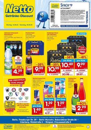 Prospekte Netto Marken-Discount - 15.09.2025 - 20.09.2025.