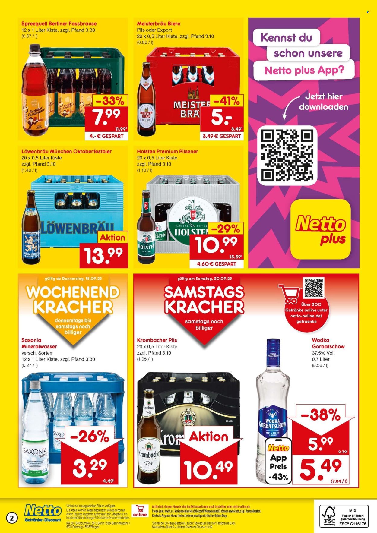 Netto Marken-Discount Prospekte  - 15.09.2025 - 20.09.2025. Seite 2