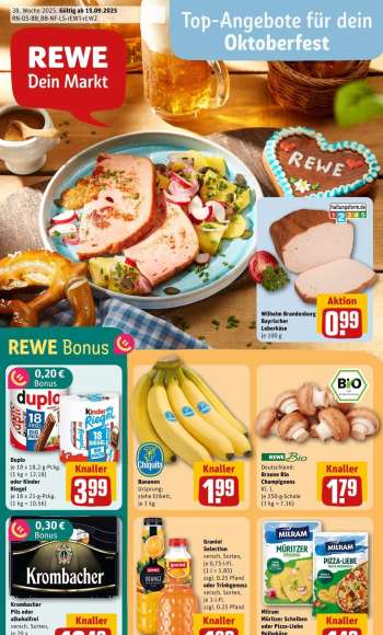 Prospekte REWE - 15.09.2025 - 20.09.2025.