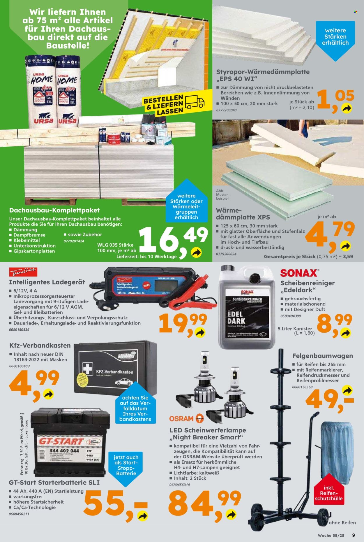 Globus Baumarkt Prospekte  - 15.09.2025 - 20.09.2025. Seite 9