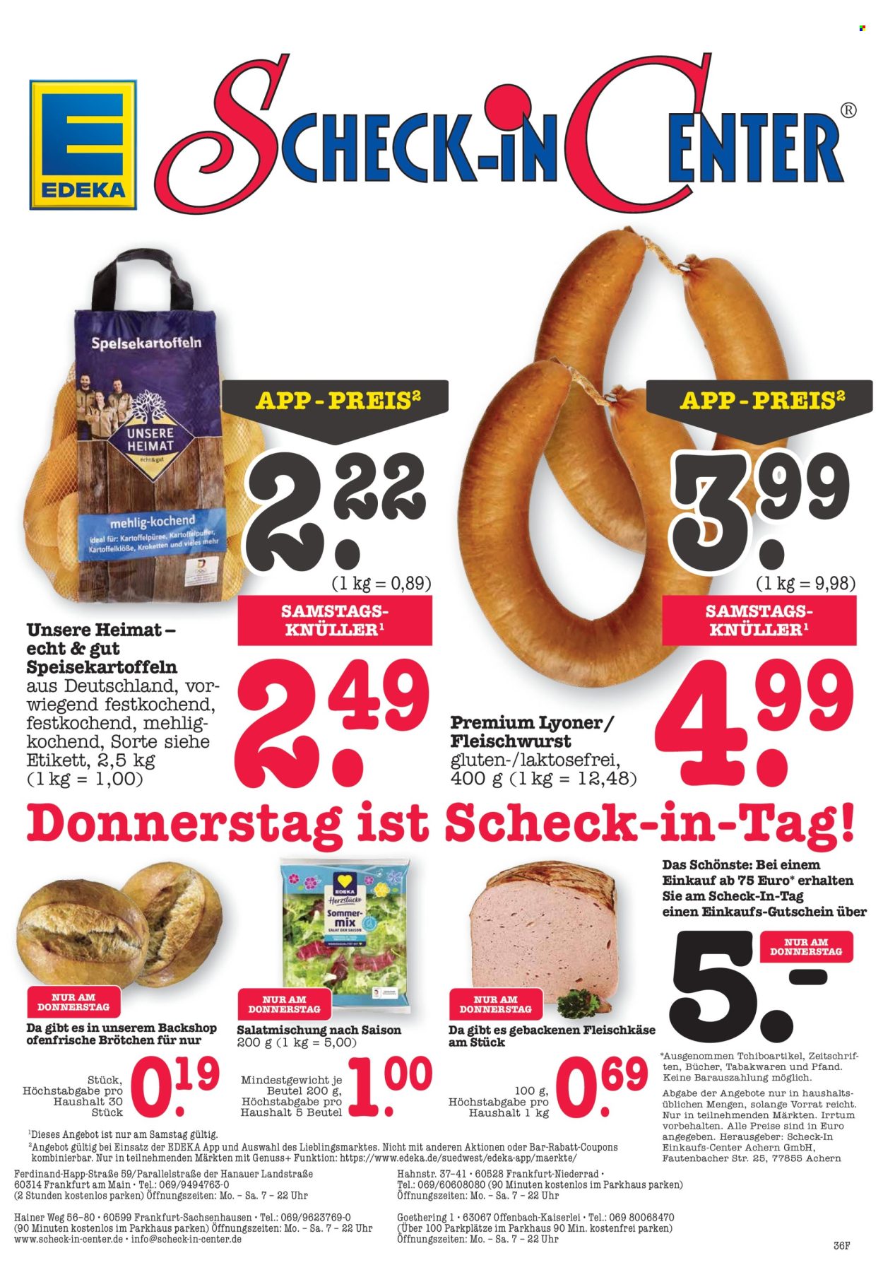 Scheck-in Prospekte  - 15.09.2025 - 20.09.2025. Seite 36