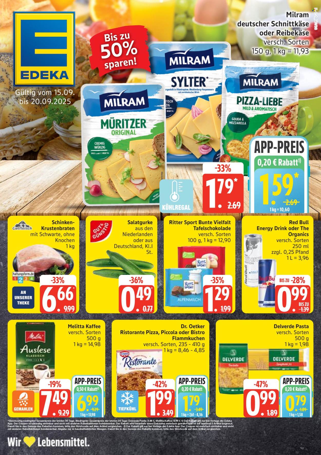 Edeka Prospekte  - 15.09.2025 - 20.09.2025. Seite 1