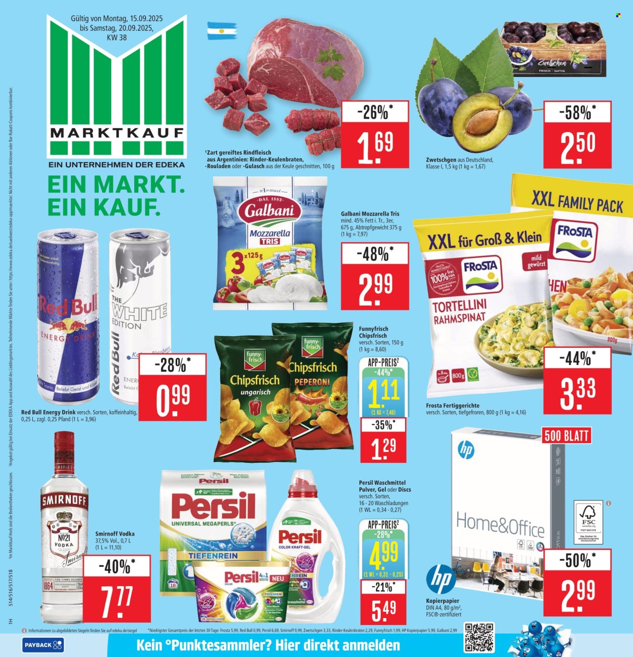 Marktkauf Prospekte  - 15.09.2025 - 20.09.2025. Seite 1