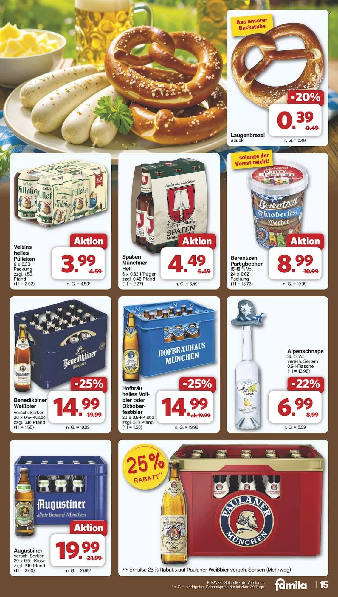 famila Prospekte  - 15.09.2025 - 20.09.2025. Seite 16