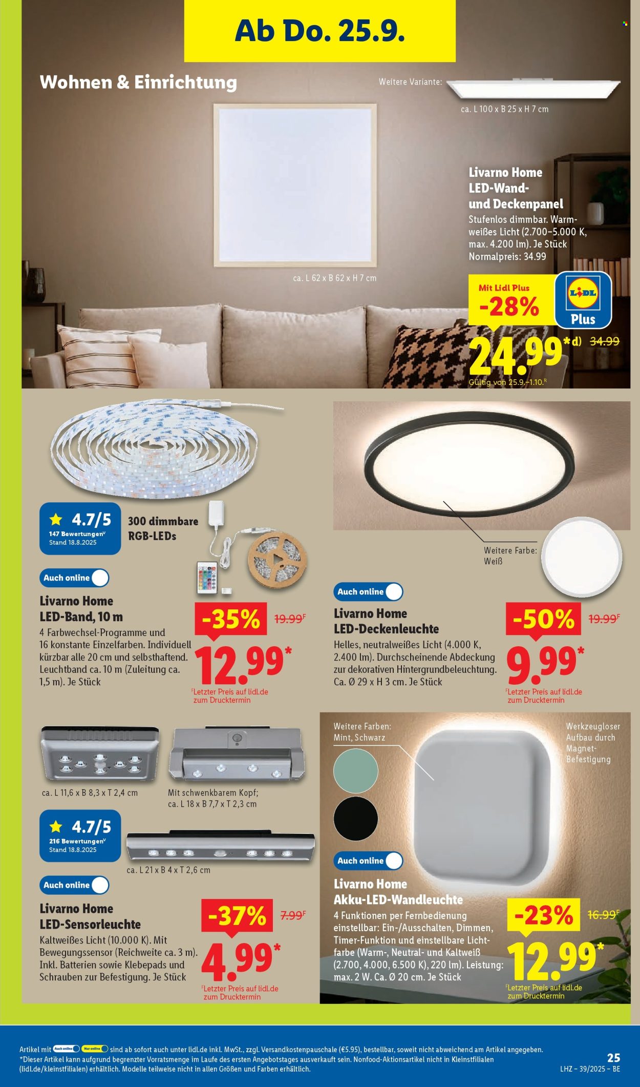Lidl Prospekte  - 22.09.2025 - 27.09.2025. Seite 35
