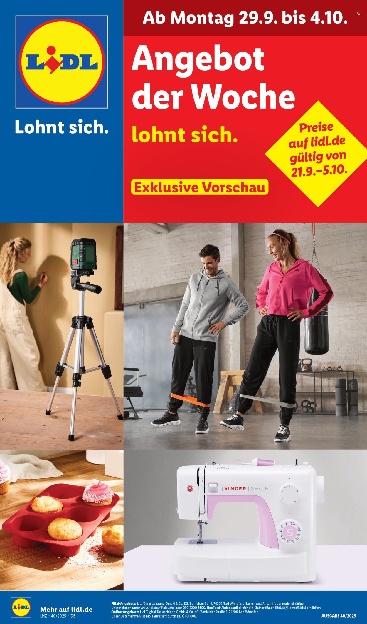 Lidl Prospekte  - 29.09.2025 - 4.10.2025. Seite 1