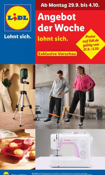 Prospekte Lidl - 29.09.2025 - 4.10.2025.