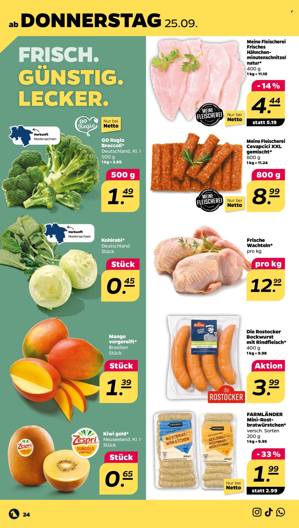 Netto Prospekte  - 22.09.2025 - 27.09.2025. Seite 24