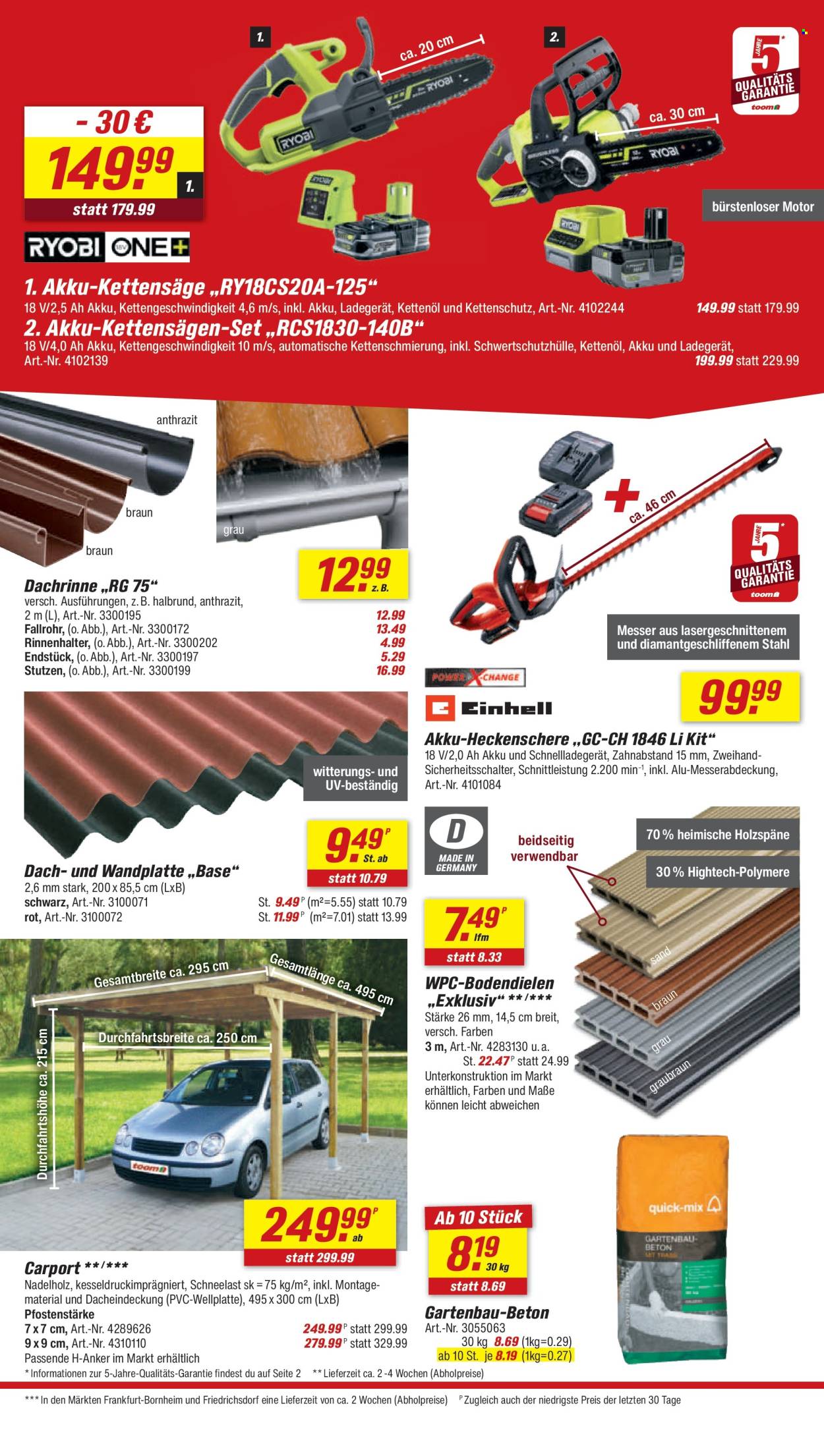 toom Baumarkt Prospekte  - 13.09.2025 - 19.09.2025. Seite 4