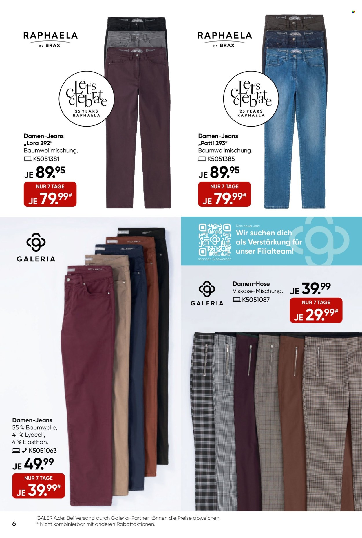 GALERIA Karstadt Kaufhof Prospekte  - 17.09.2025 - 23.09.2025. Seite 6