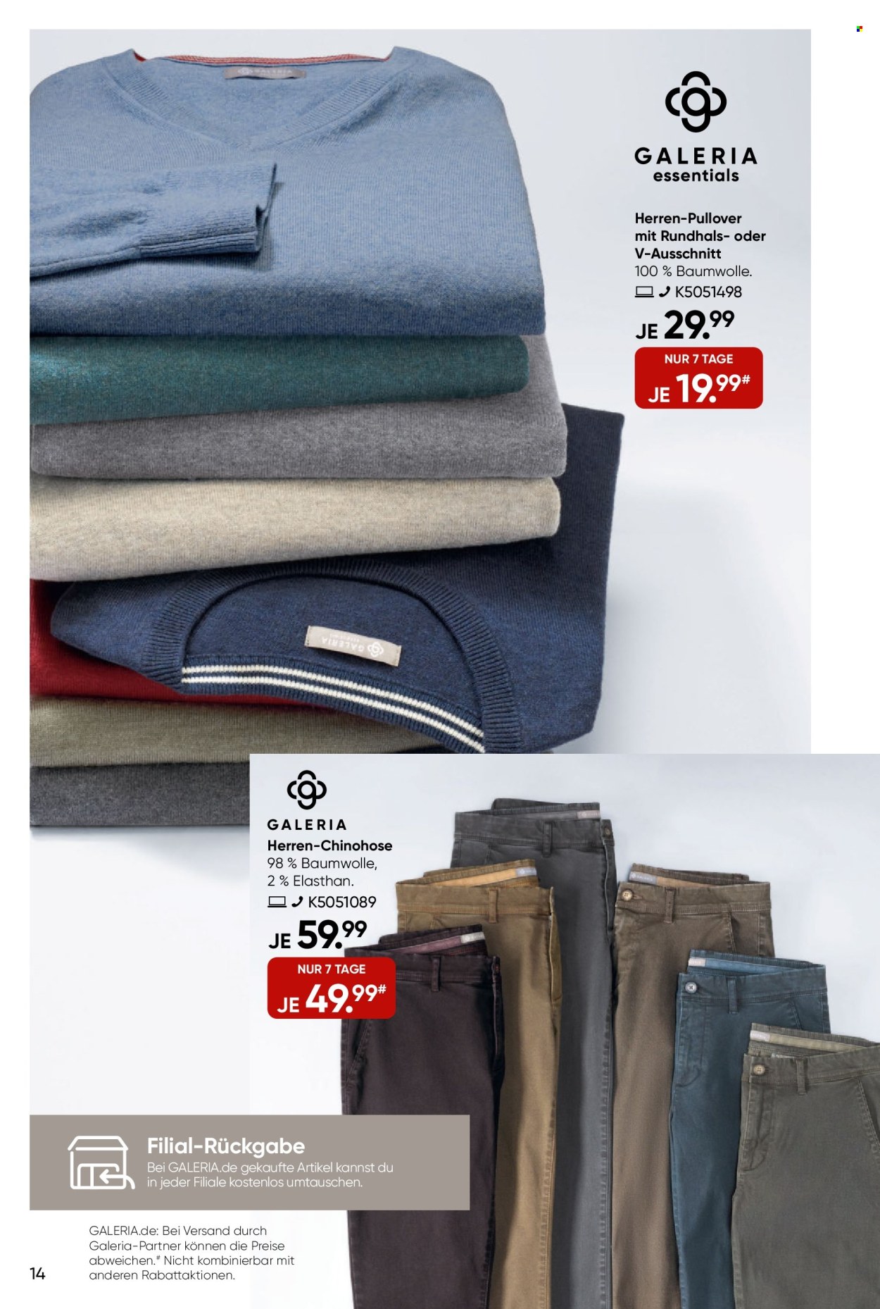 GALERIA Karstadt Kaufhof Prospekte  - 17.09.2025 - 23.09.2025. Seite 14