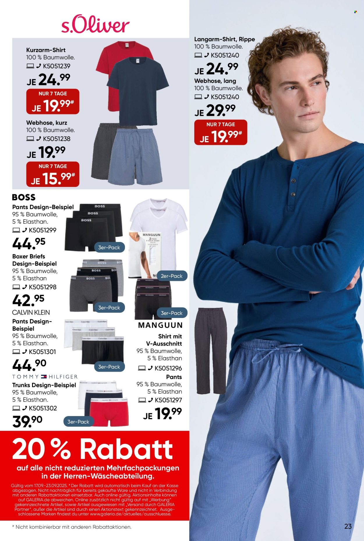 GALERIA Karstadt Kaufhof Prospekte  - 17.09.2025 - 23.09.2025. Seite 23