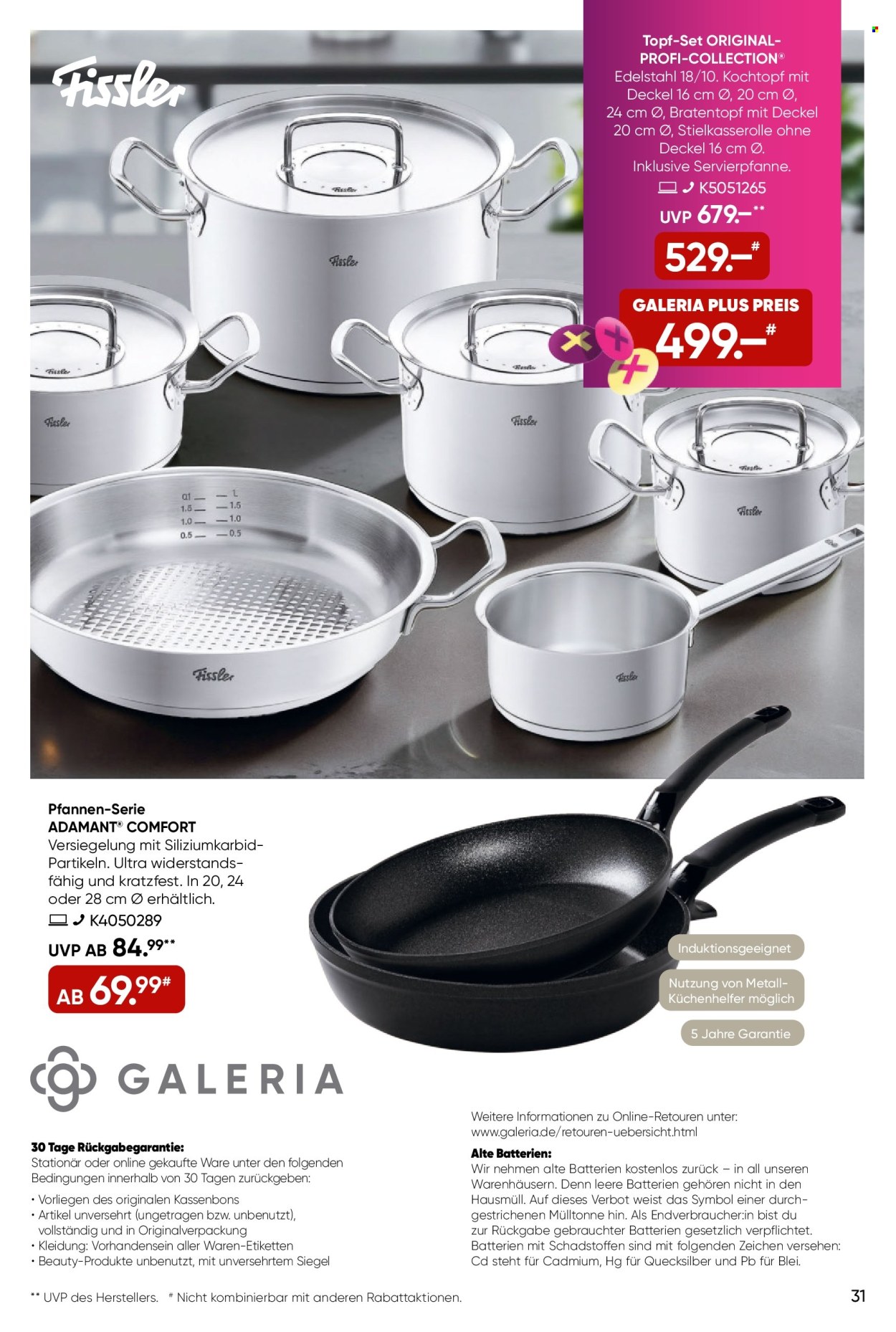 GALERIA Karstadt Kaufhof Prospekte  - 17.09.2025 - 23.09.2025. Seite 31