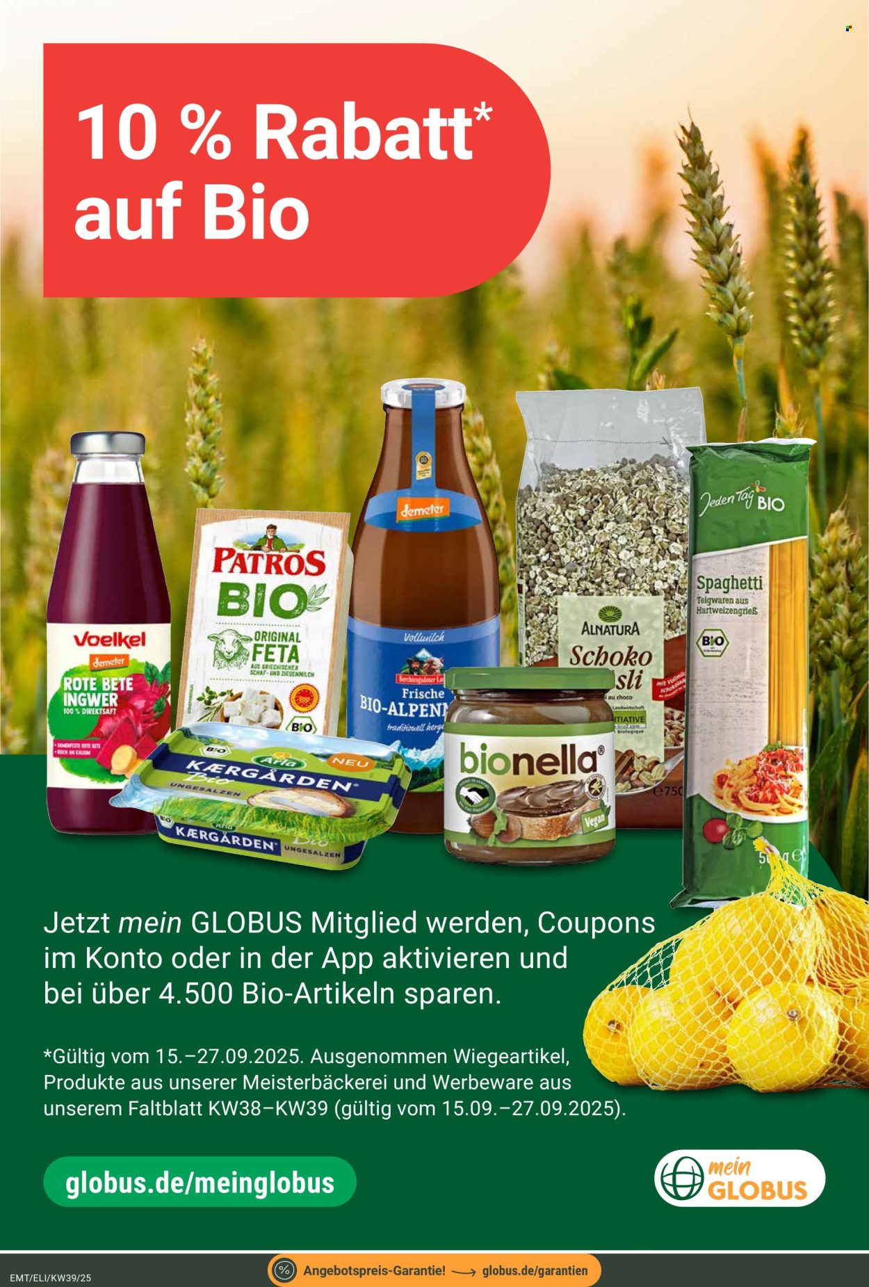 Globus Prospekte  - 22.09.2025 - 27.09.2025. Seite 15