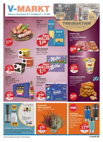 Prospekte V-Markt - 25.09.2025 - 1.10.2025.