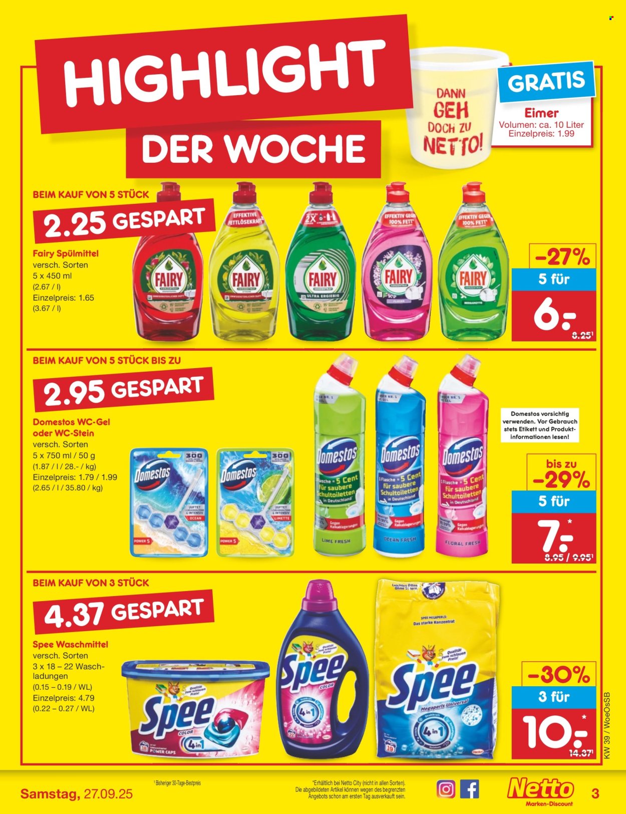Netto Marken-Discount Prospekte  - 22.09.2025 - 27.09.2025. Seite 3