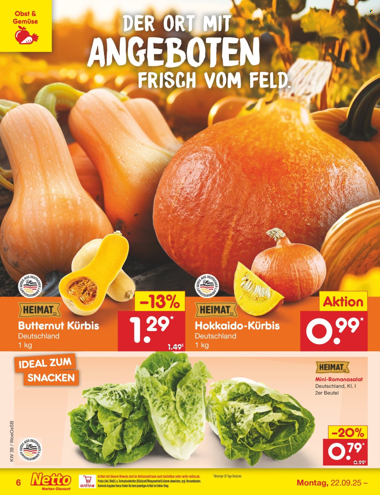 Netto Marken-Discount Prospekte  - 22.09.2025 - 27.09.2025. Seite 6