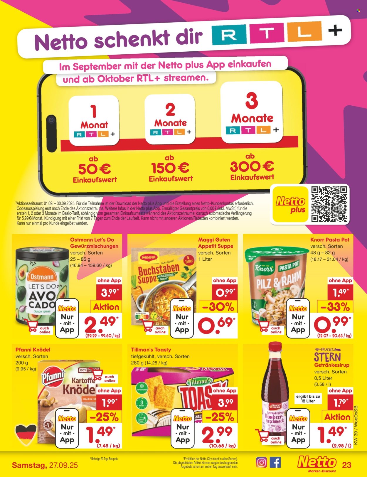 Netto Marken-Discount Prospekte  - 22.09.2025 - 27.09.2025. Seite 25