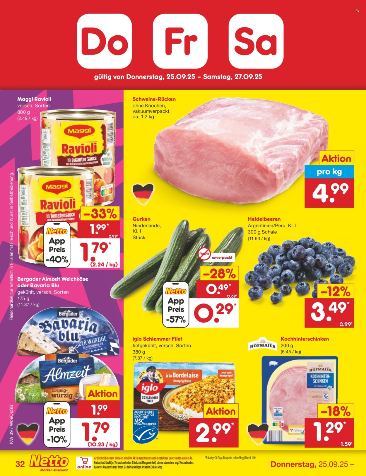 Netto Marken-Discount Prospekte  - 22.09.2025 - 27.09.2025. Seite 36