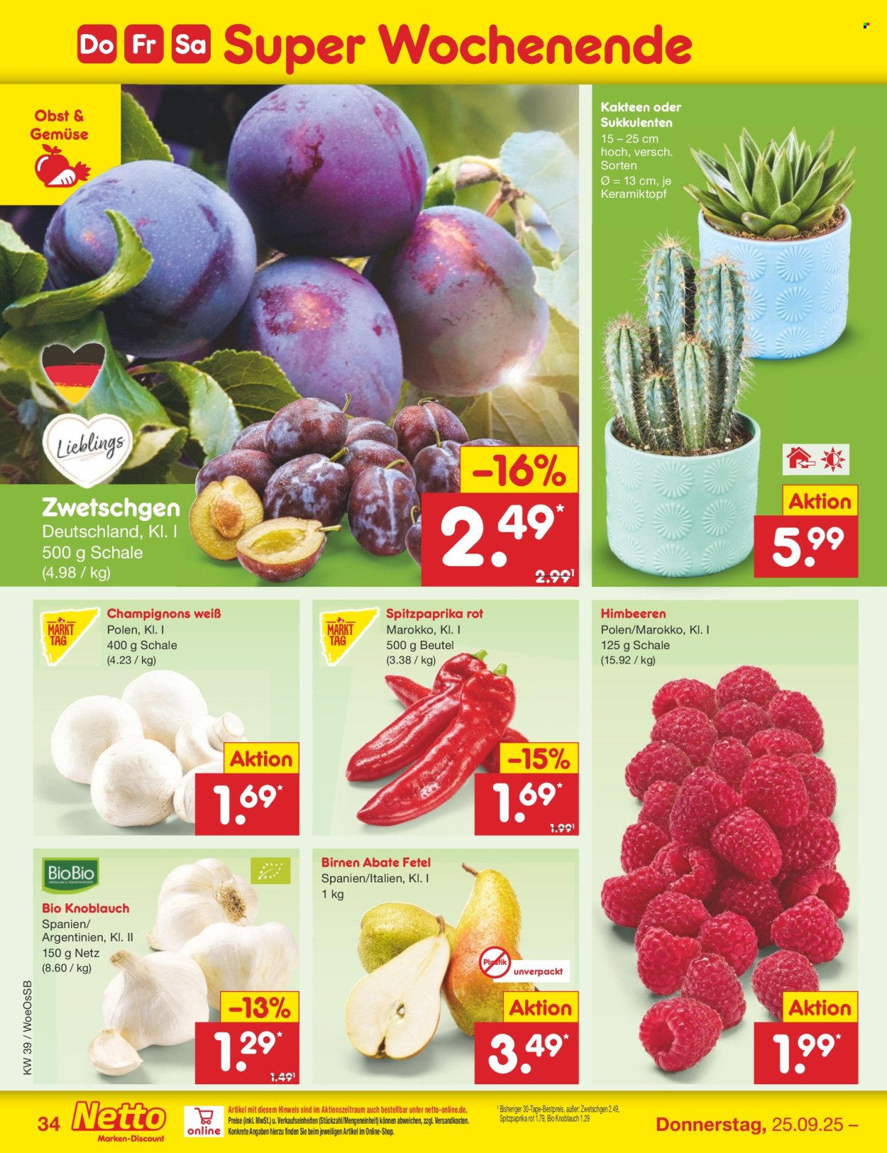Netto Marken-Discount Prospekte  - 22.09.2025 - 27.09.2025. Seite 38