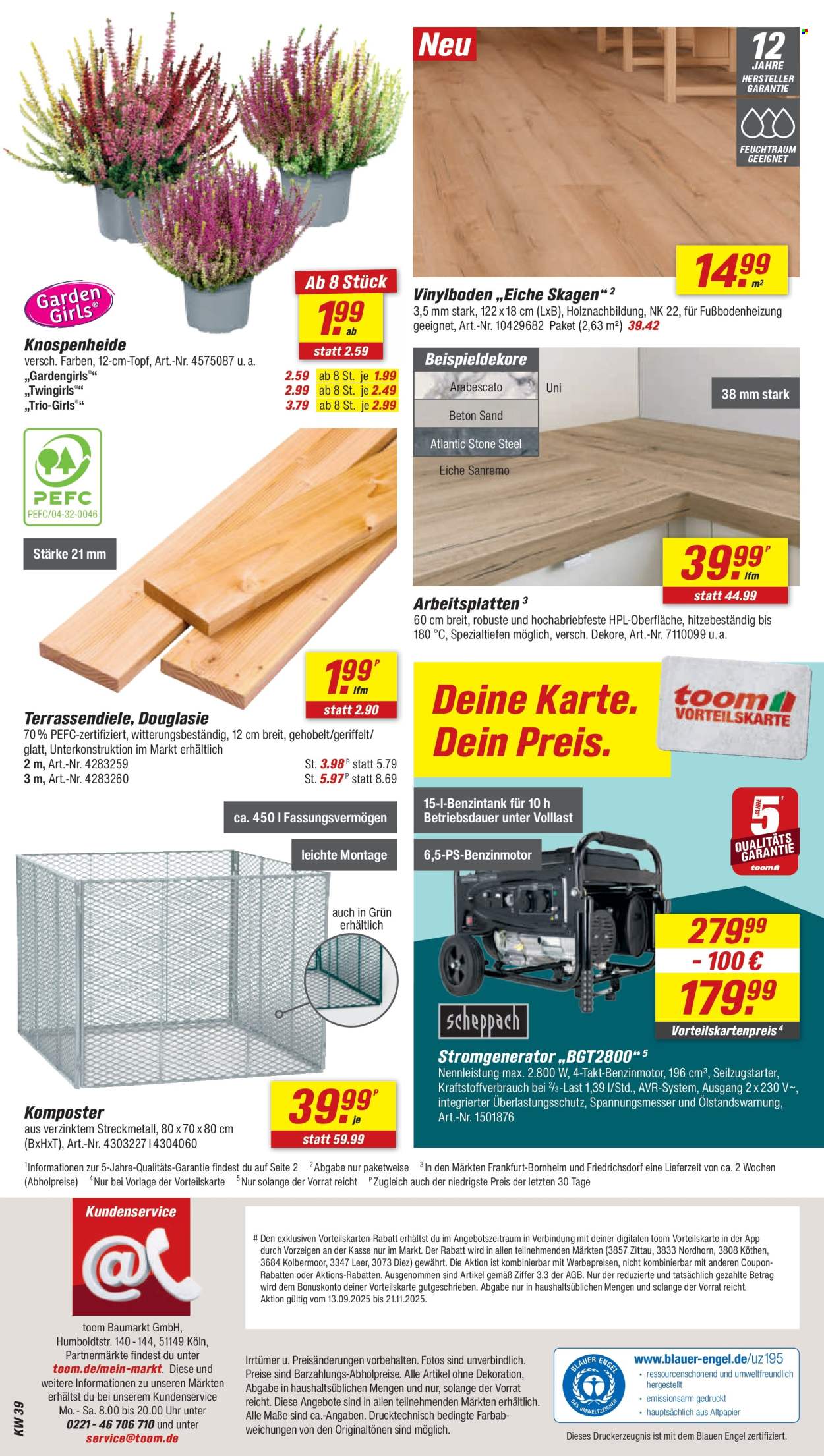 toom Baumarkt Prospekte  - 20.09.2025 - 26.09.2025. Seite 14