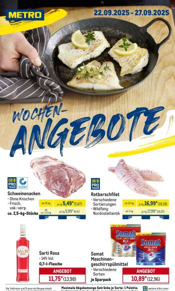 Prospekte Metro - 22.09.2025 - 27.09.2025.