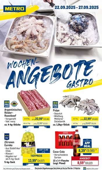 Prospekte Metro - 22.09.2025 - 27.09.2025.