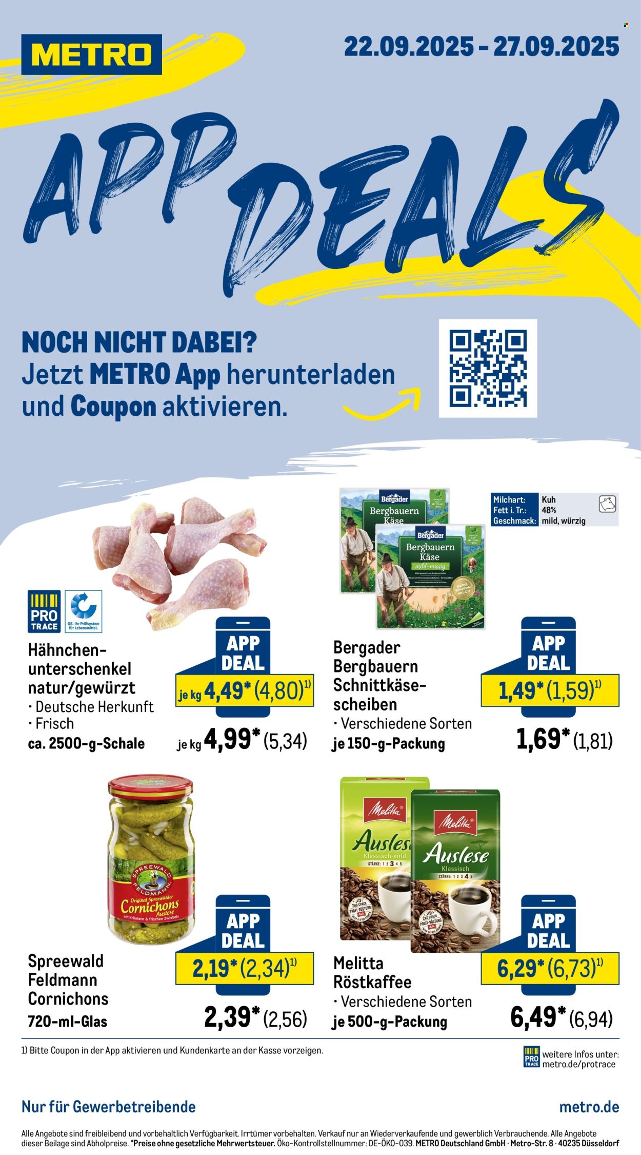 Metro Prospekte  - 22.09.2025 - 27.09.2025. Seite 1