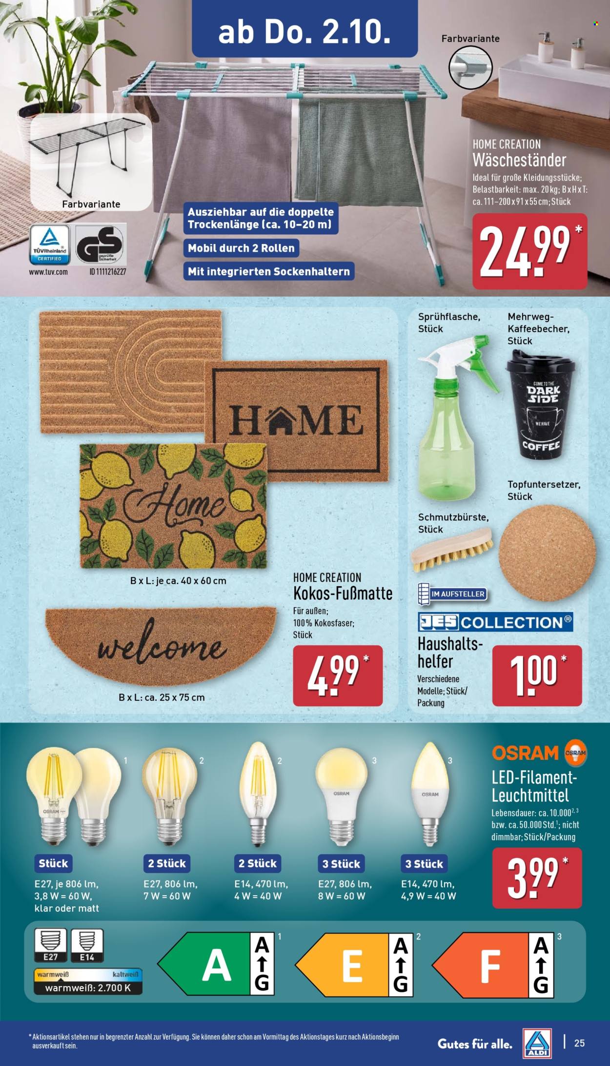 ALDI Nord Prospekte  - 29.09.2025 - 4.10.2025. Seite 25