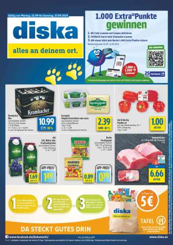 Prospekte Diska - 22.09.2025 - 27.09.2025.