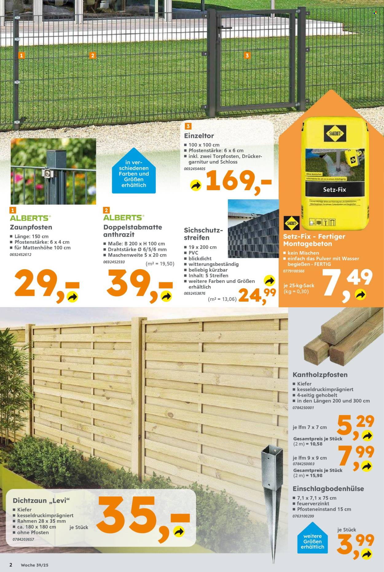 Globus Baumarkt Prospekte  - 22.09.2025 - 27.09.2025. Seite 2
