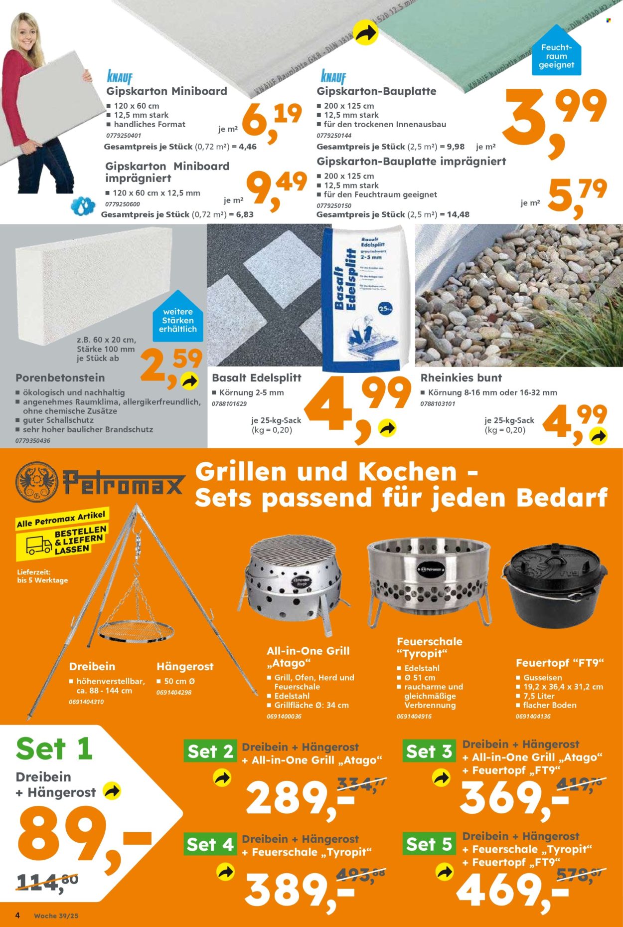 Globus Baumarkt Prospekte  - 22.09.2025 - 27.09.2025. Seite 4