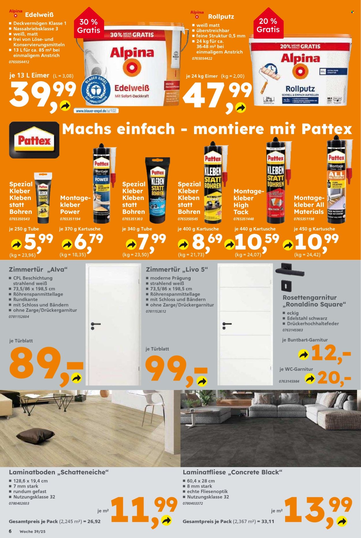 Globus Baumarkt Prospekte  - 22.09.2025 - 27.09.2025. Seite 6