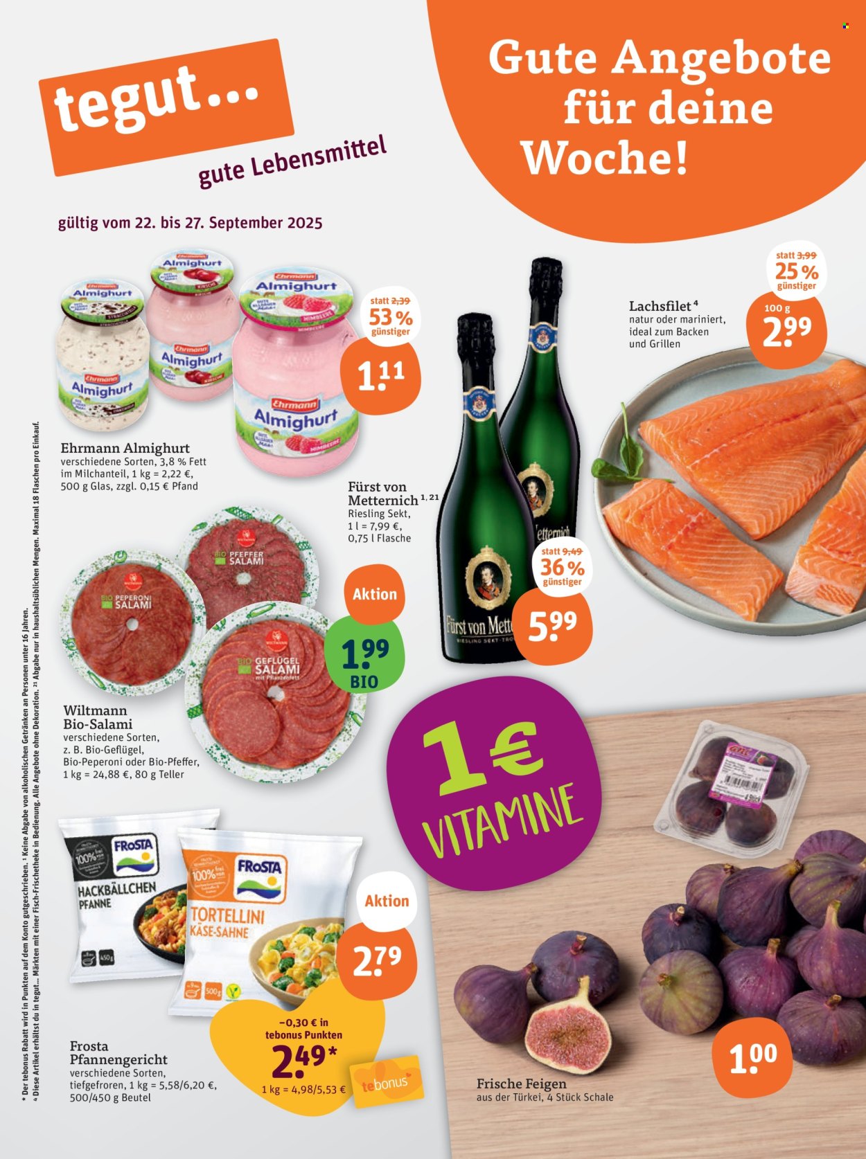 tegut... Prospekte  - 22.09.2025 - 27.09.2025. Seite 3