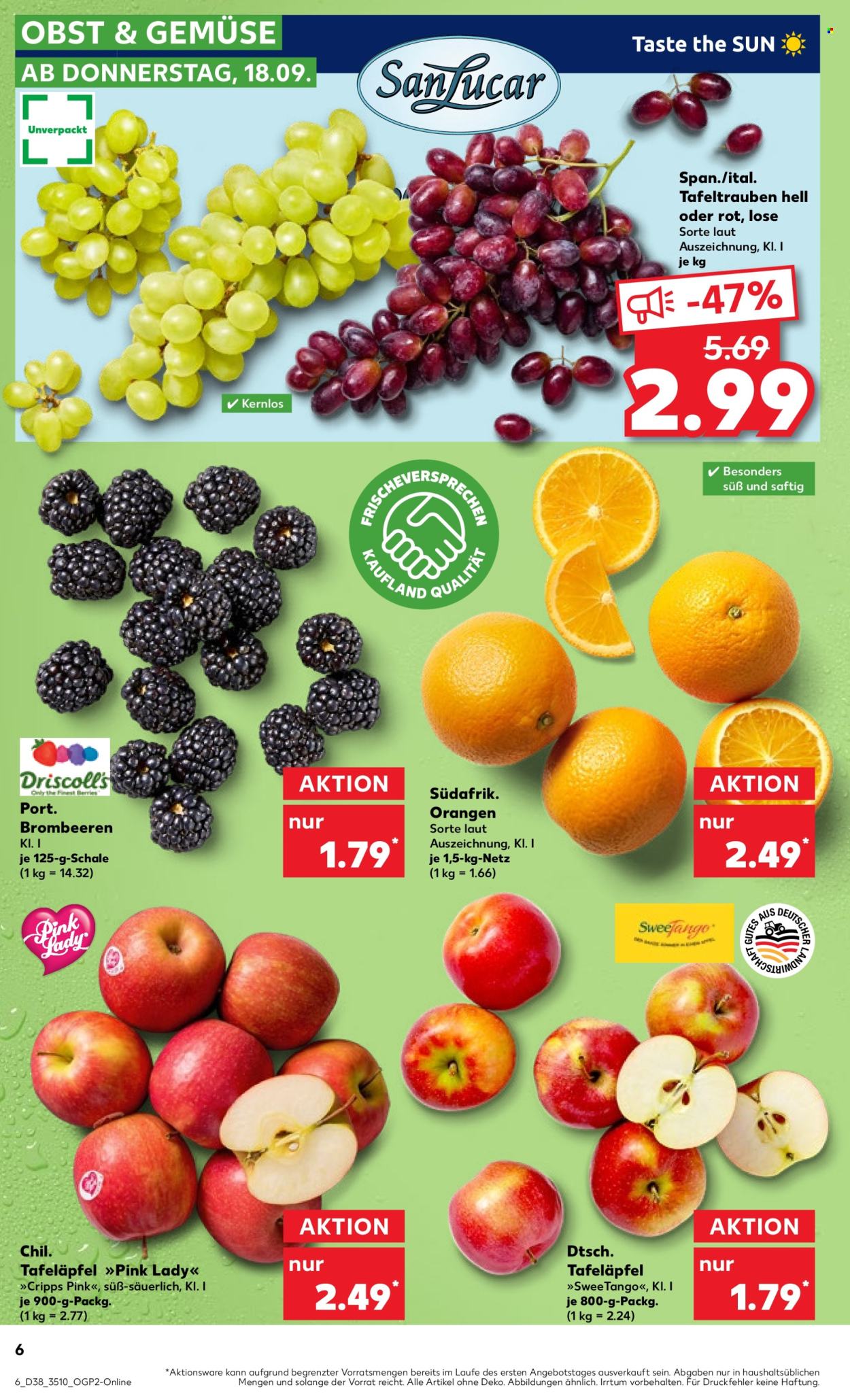 Kaufland Prospekte  - 22.09.2025 - 24.09.2025. Seite 6