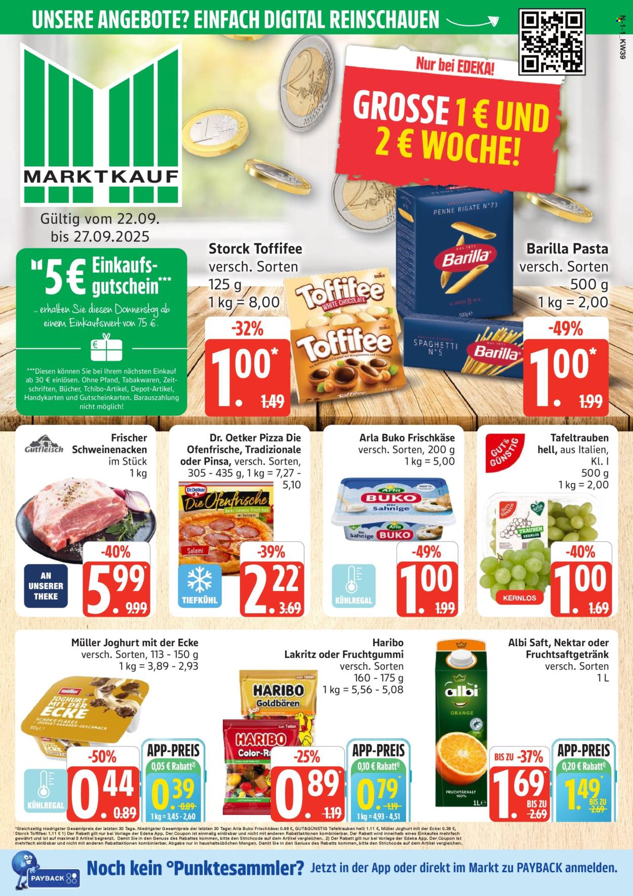 Marktkauf Prospekte  - 22.09.2025 - 27.09.2025. Seite 1