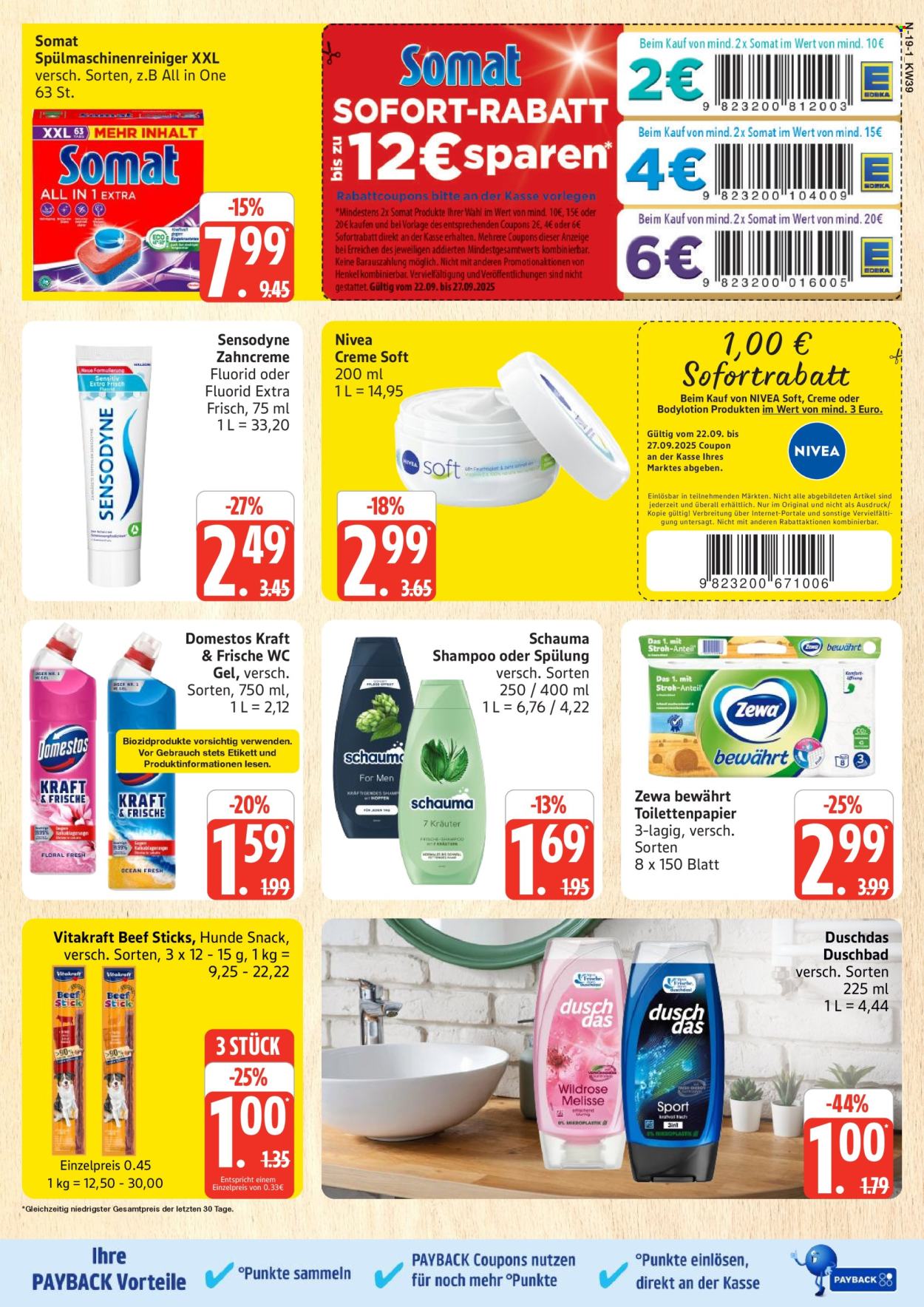 Marktkauf Prospekte  - 22.09.2025 - 27.09.2025. Seite 19