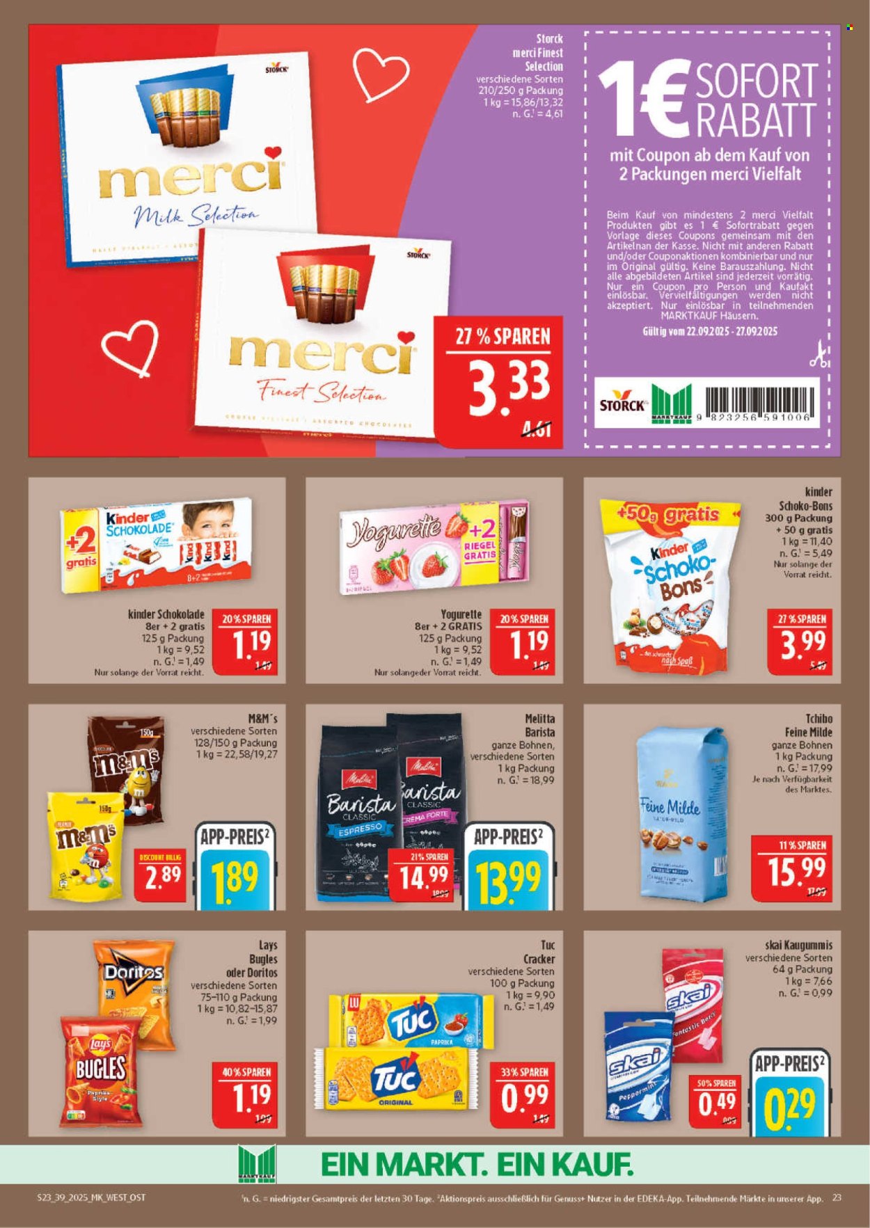 Marktkauf Prospekte  - 22.09.2025 - 27.09.2025. Seite 23